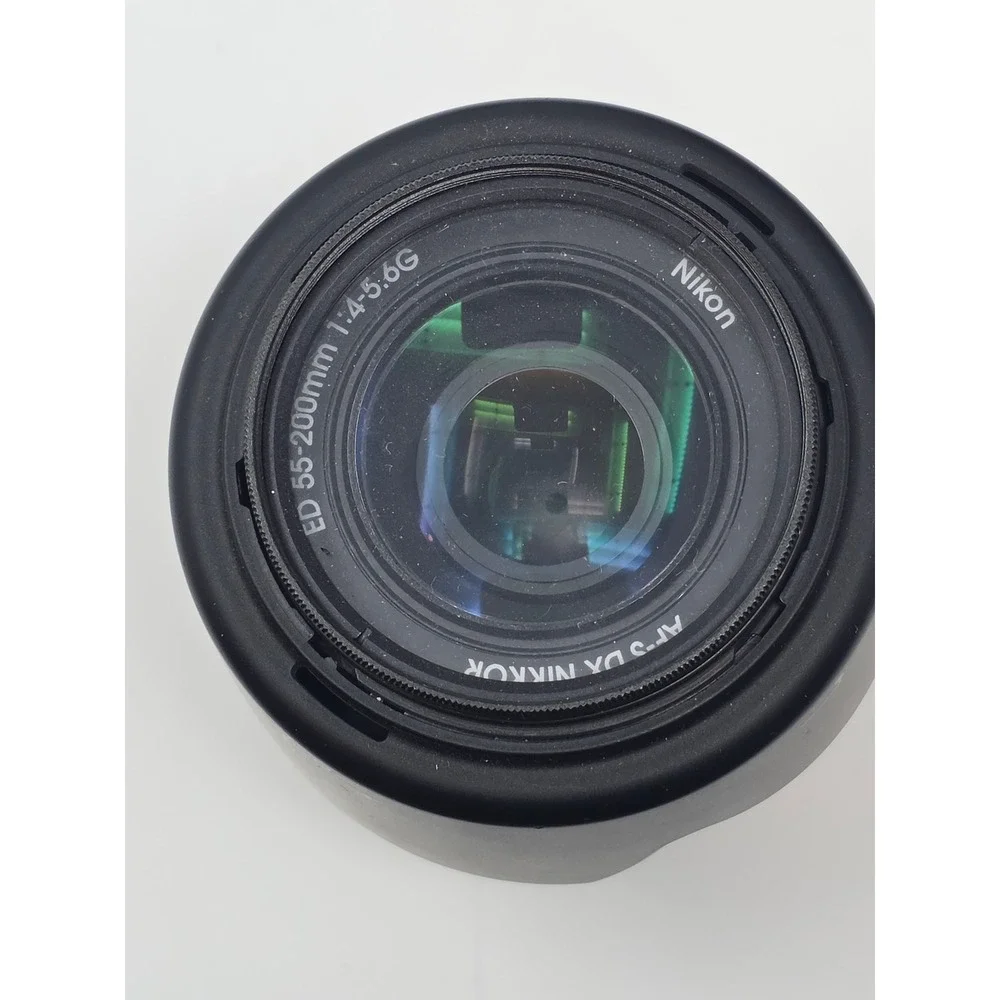 Nikon D3100 DSLR Camera Bundle 18-55mm 35mm 70-300mm Lenses Case Charger